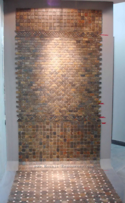 Rustic Tile Mosaic - Actual View